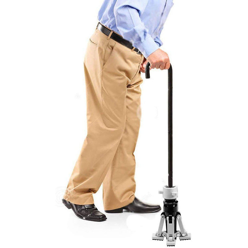 Ultra-Grip Walking Stick Buddy with Anti-Shock Springs Wellness & Fitness - DailySale