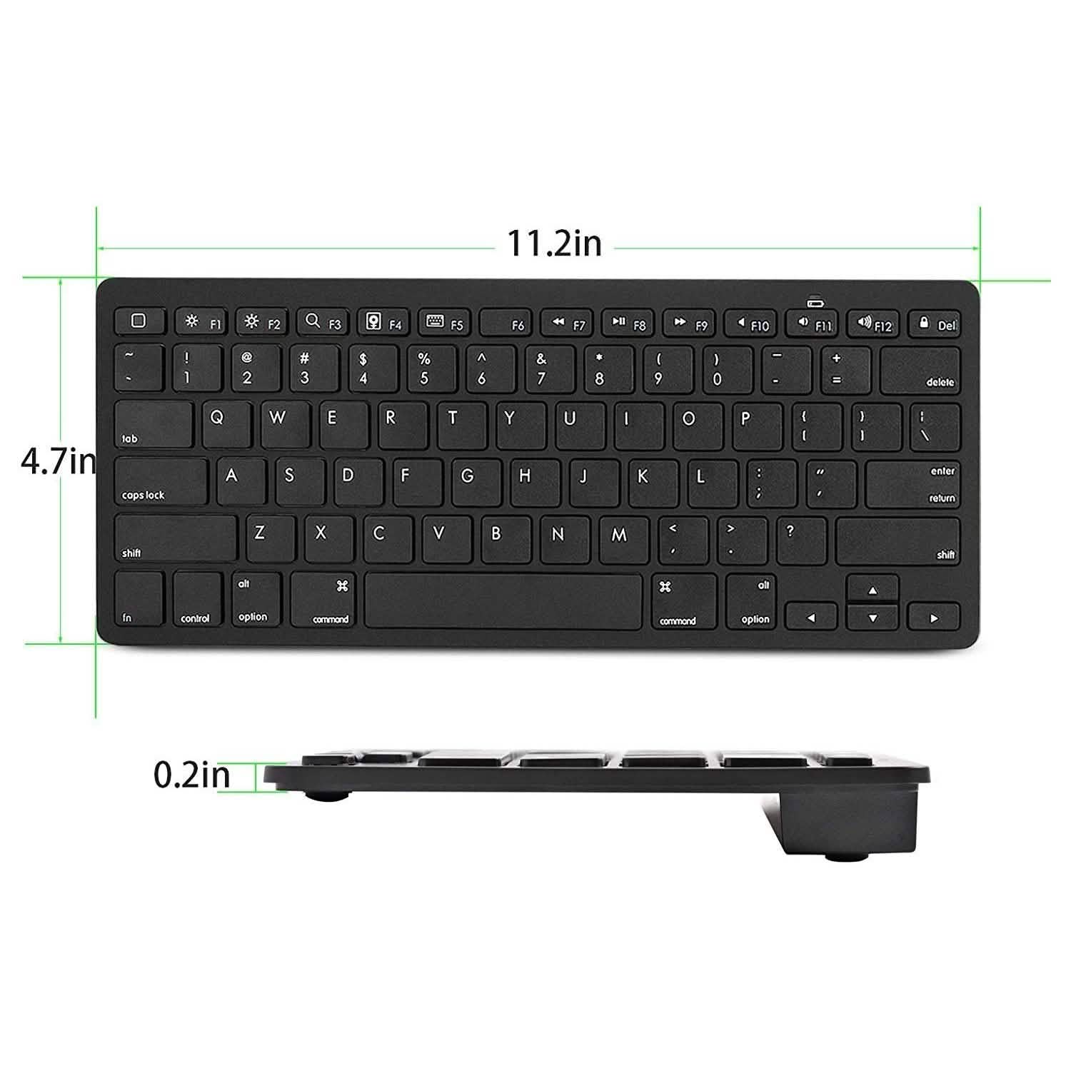Ultra-Slim Bluetooth Keyboard - Assorted Colors Tablets & Computers - DailySale