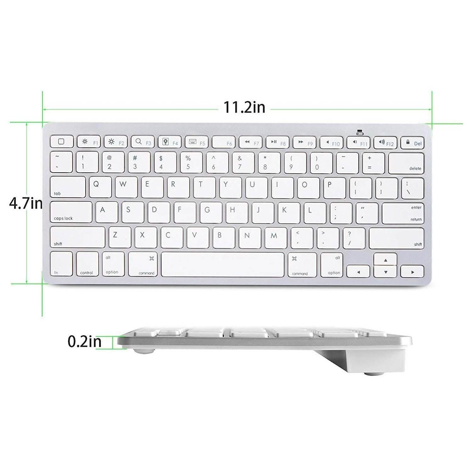 Ultra-Slim Bluetooth Keyboard - Assorted Colors Tablets & Computers - DailySale