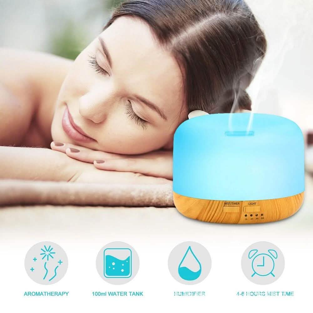 Ultrasonic Cool Mist Maker Fogger Humidifier Wellness - DailySale
