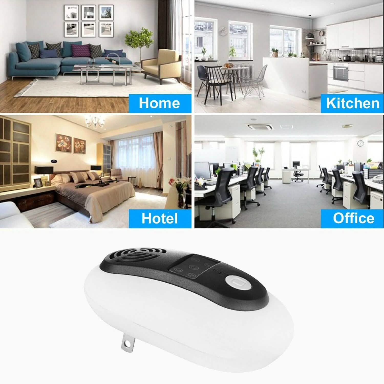 Ultrasonic Pest Control Noiseless Plug In Repellent Pest Control - DailySale