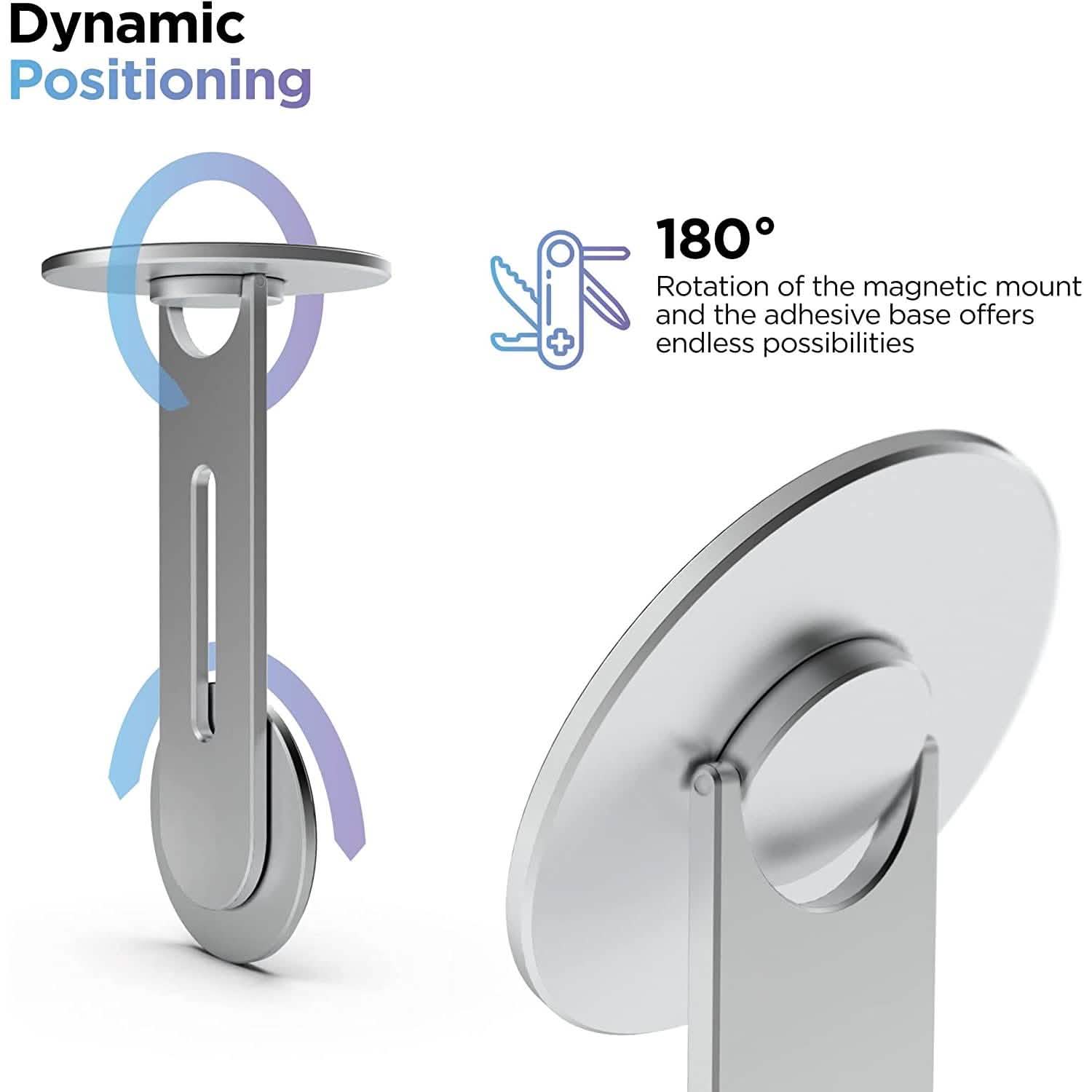 Under Mount Magnetic Phone Holder - Compatible with MagSafe Mobile Accessories - DailySale