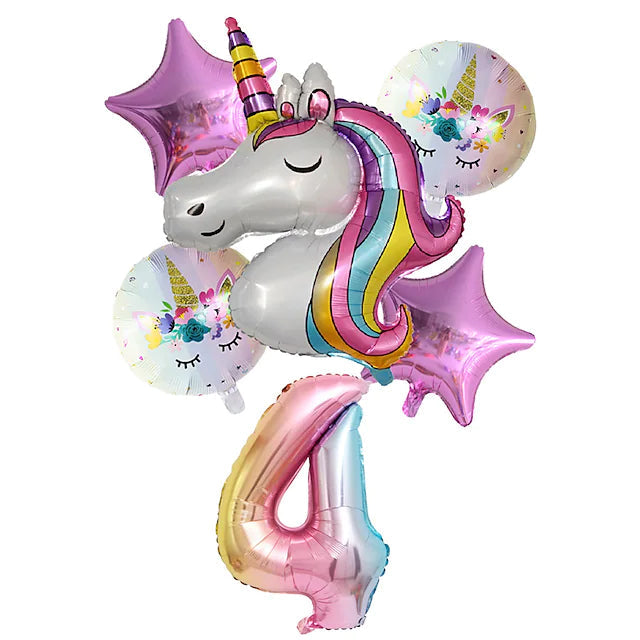 Unicorn Balloons for Birthday Decorations Art & Craft Supplies 4 - DailySale