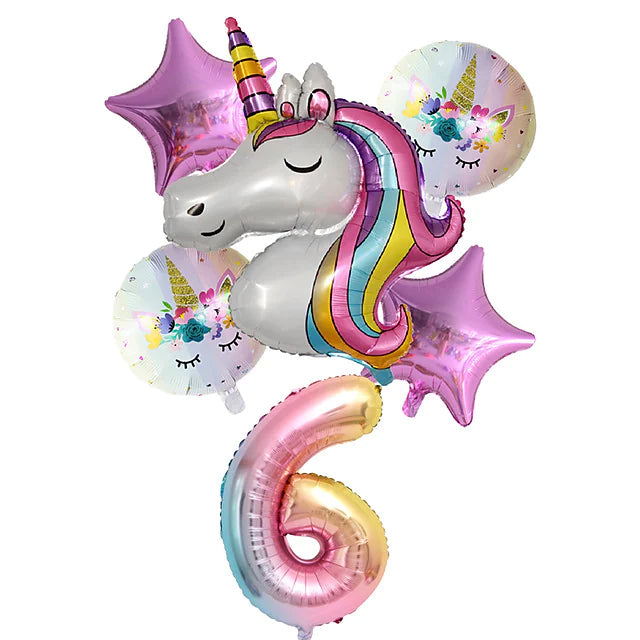 Unicorn Balloons for Birthday Decorations Art & Craft Supplies 6 - DailySale