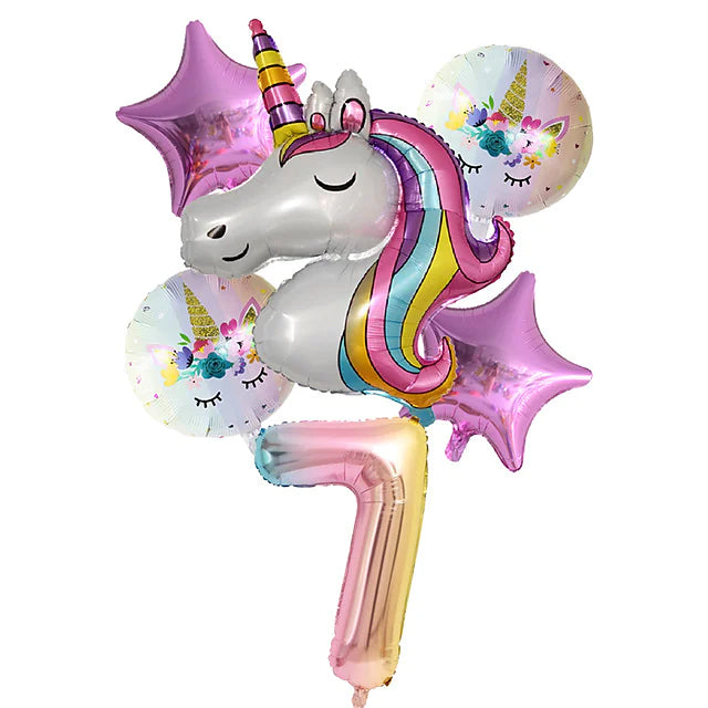 Unicorn Balloons for Birthday Decorations Art & Craft Supplies 7 - DailySale