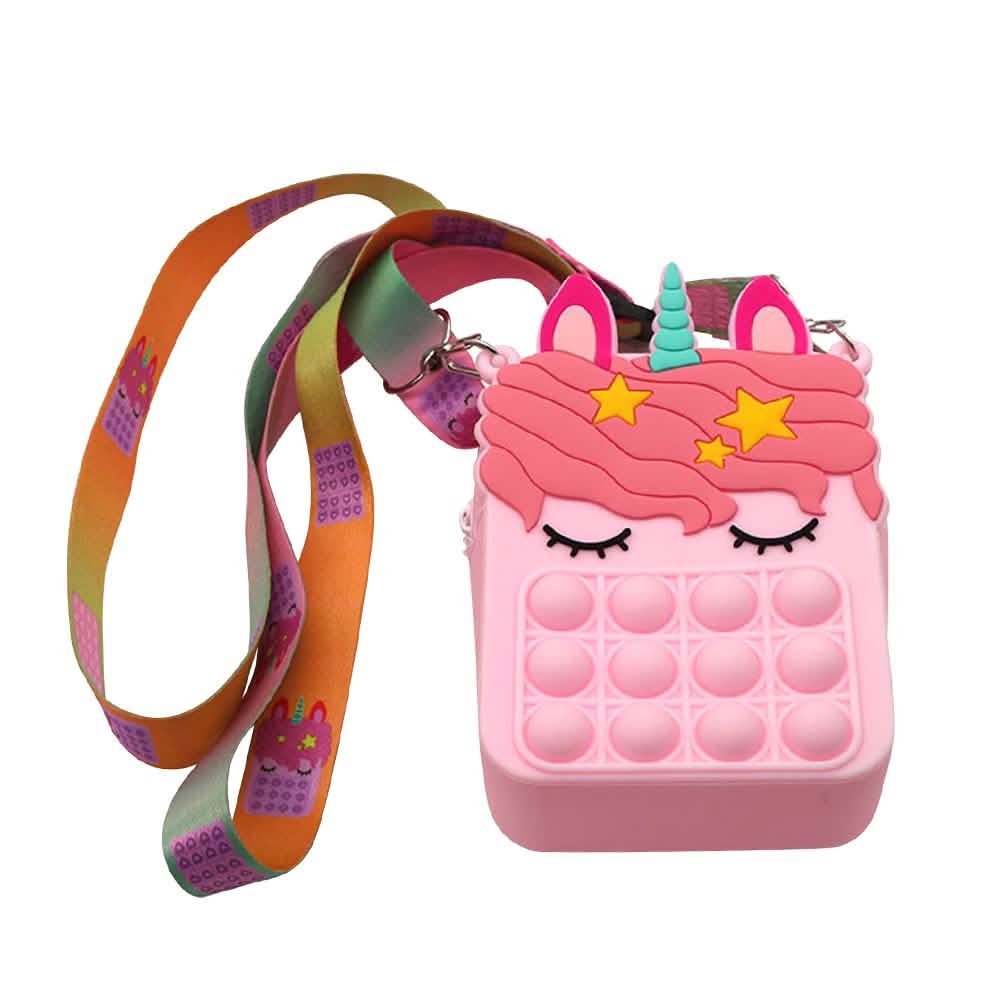 Unicorn Push POP Bag Bags & Travel Pink - DailySale