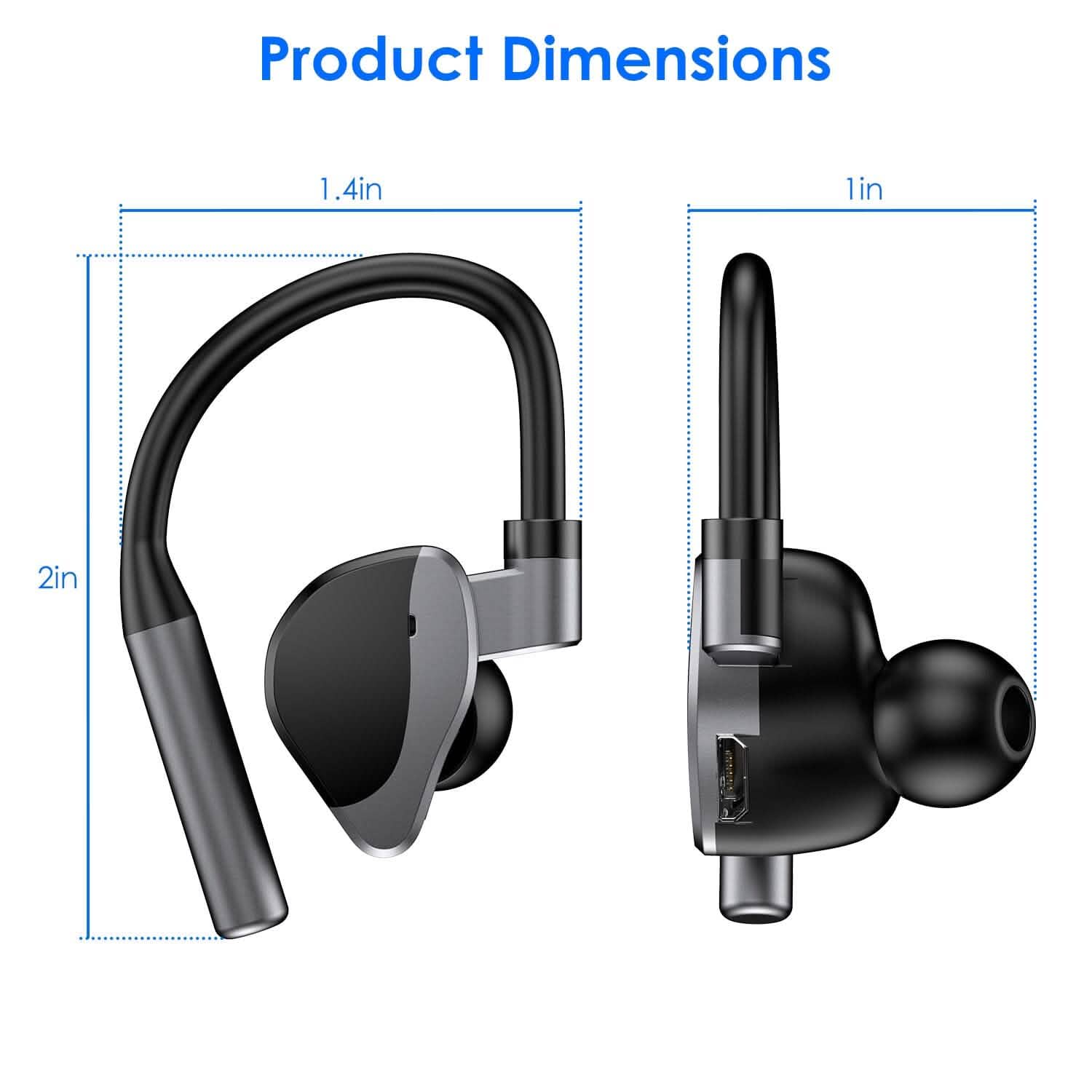 Unilateral Wireless Earpiece Mobile Accessories - DailySale
