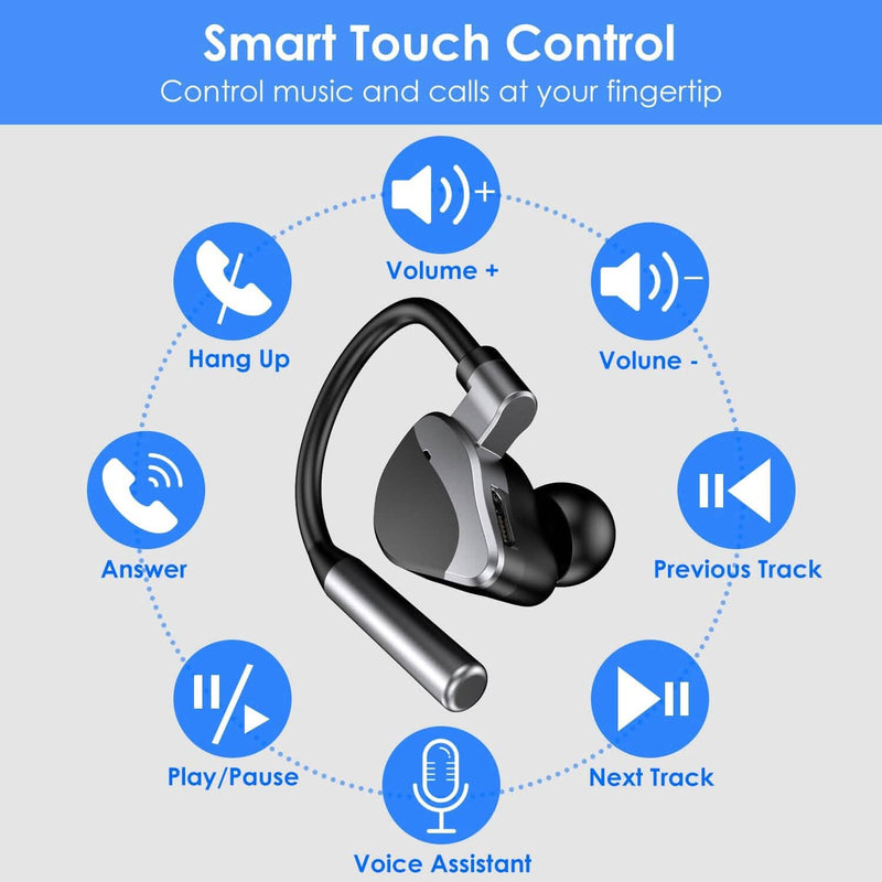 Unilateral Wireless Earpiece Mobile Accessories - DailySale