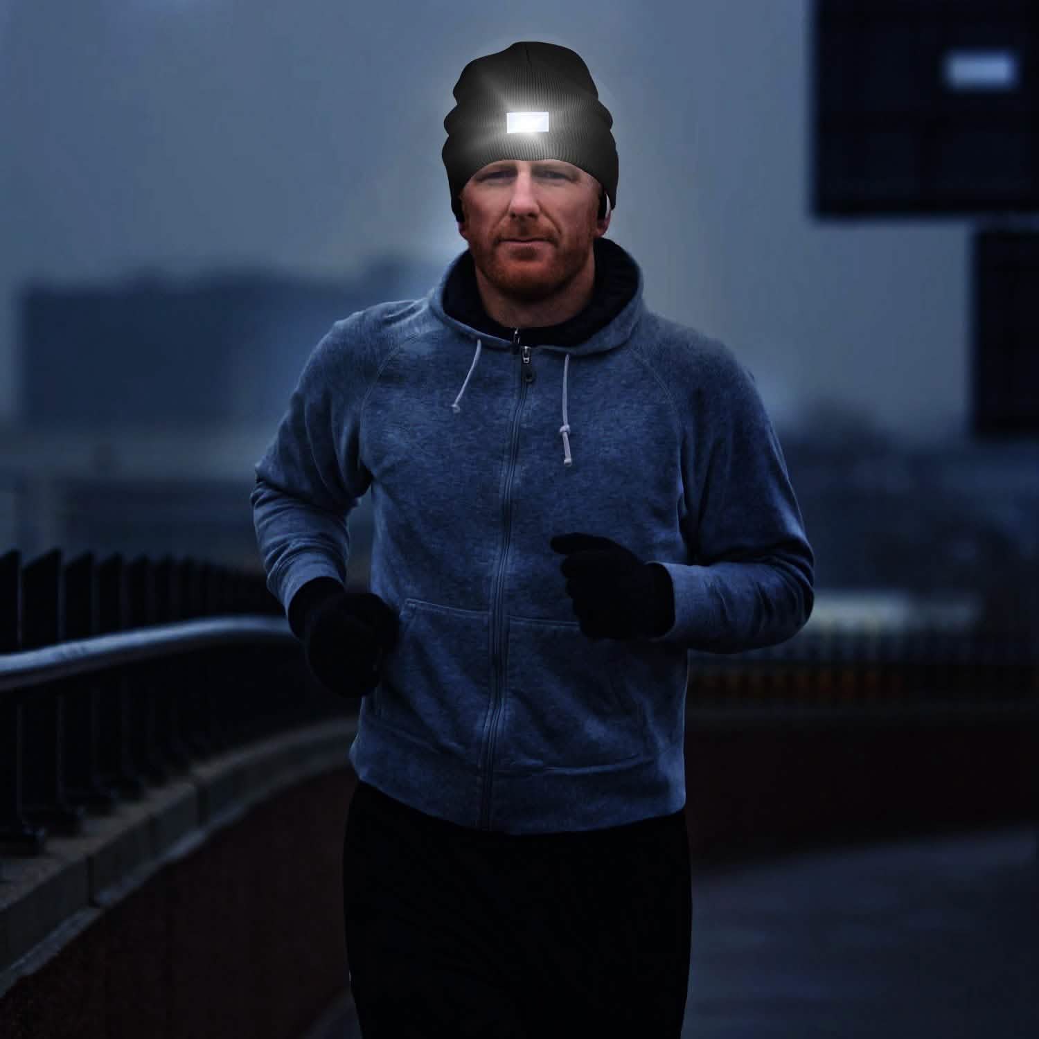 Unisex 5 LED Knitted Beanie Winter Warm Hat Men's Accessories - DailySale