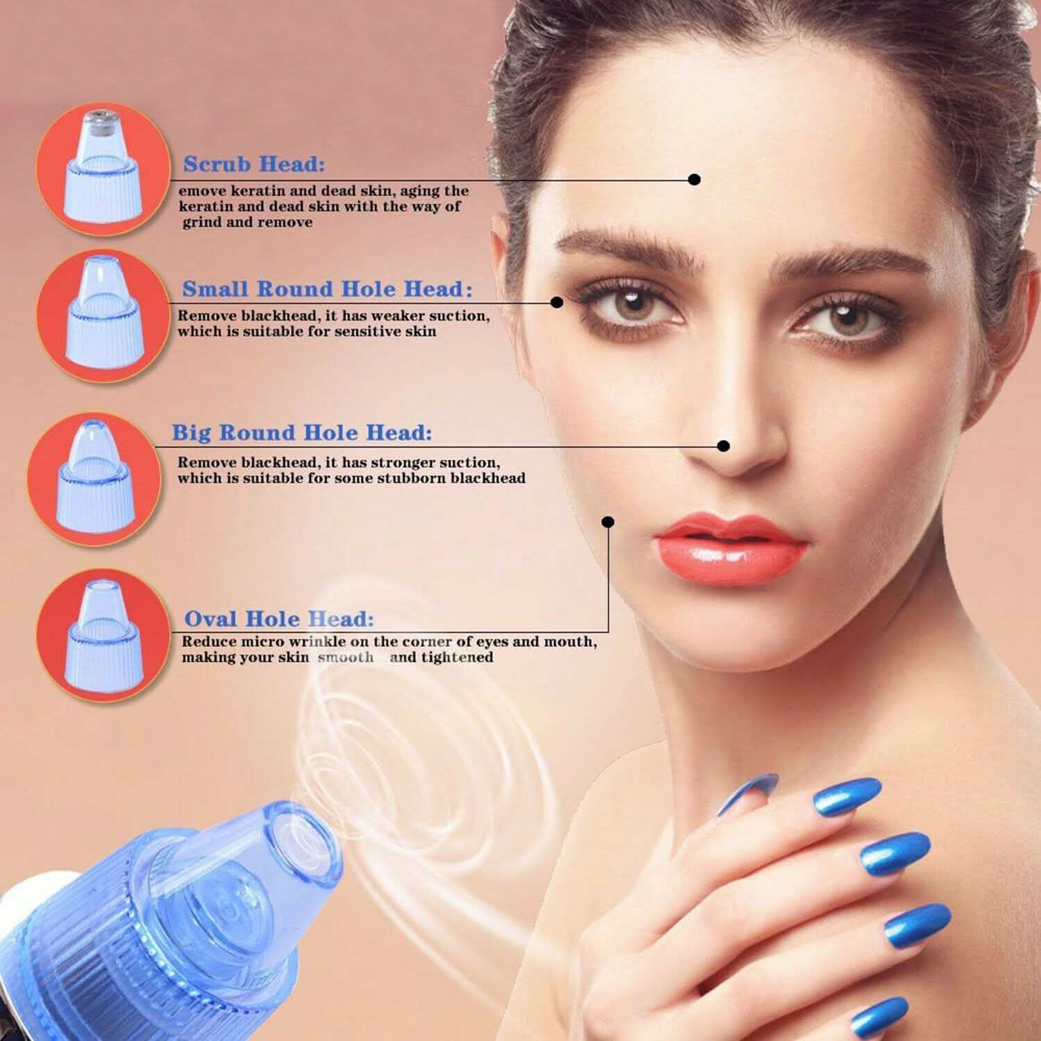 Unisex Electric Blackhead Remover Facial Skin Pore Cleaner Beauty & Personal Care - DailySale