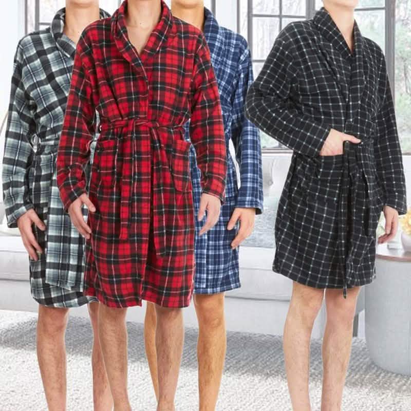 Unisex Fleece Robe with Pockets - Assorted Colors Women's Apparel - DailySale