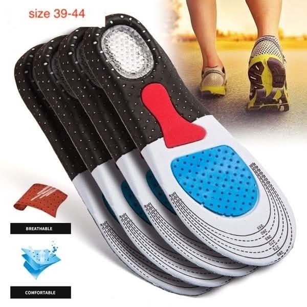 Unisex Gel Shoe Insoles Wellness & Fitness - DailySale