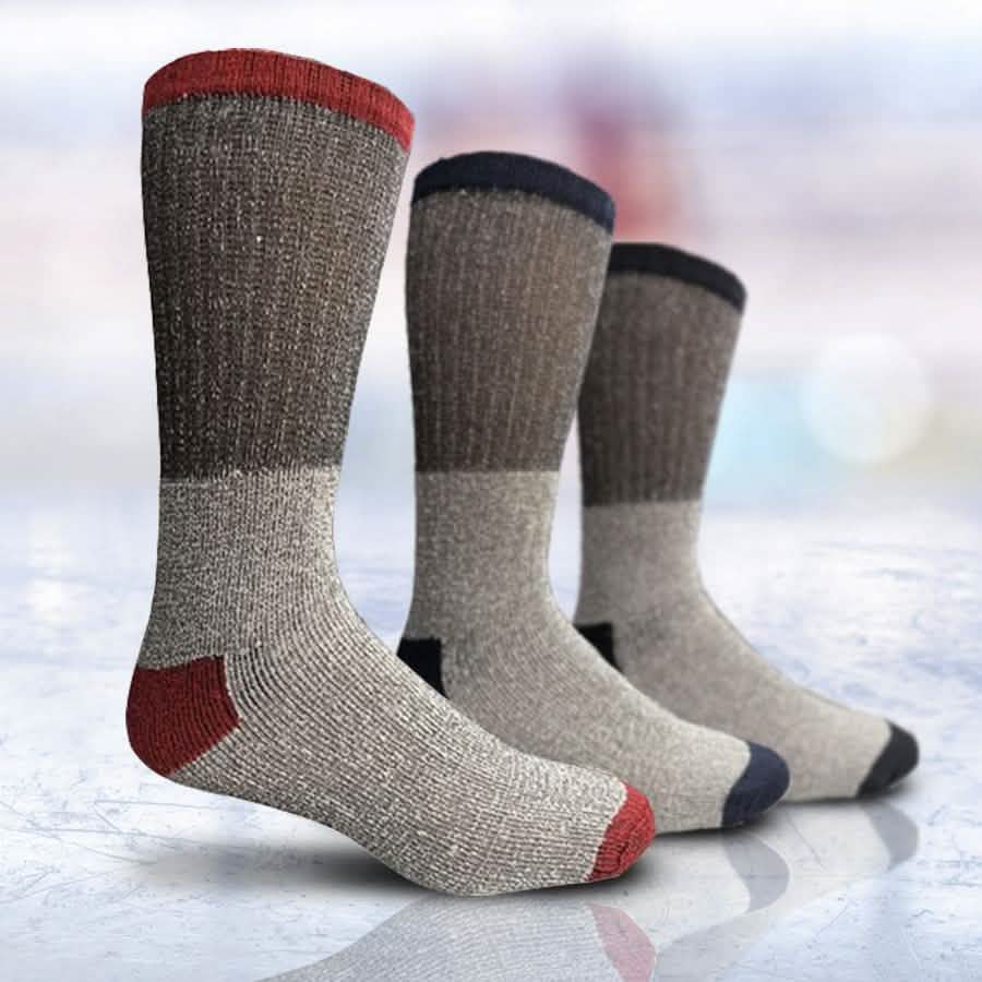 Unisex Insulated Thermal Cotton Cold Weather Crew Socks Women's Apparel - DailySale