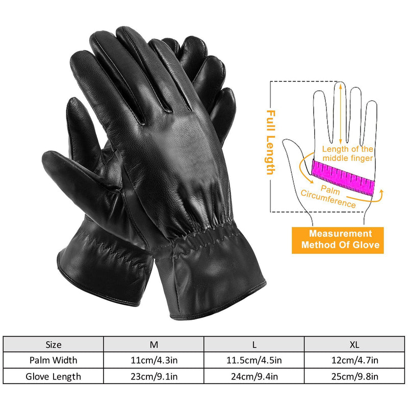 Unisex Leather Winter Warm Gloves Women's Accessories - DailySale
