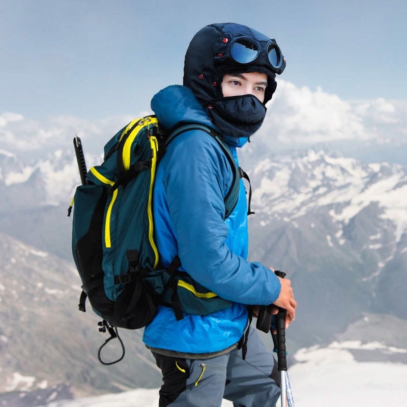 Unisex Thermal Winter Goggles Hat Sports & Outdoors - DailySale