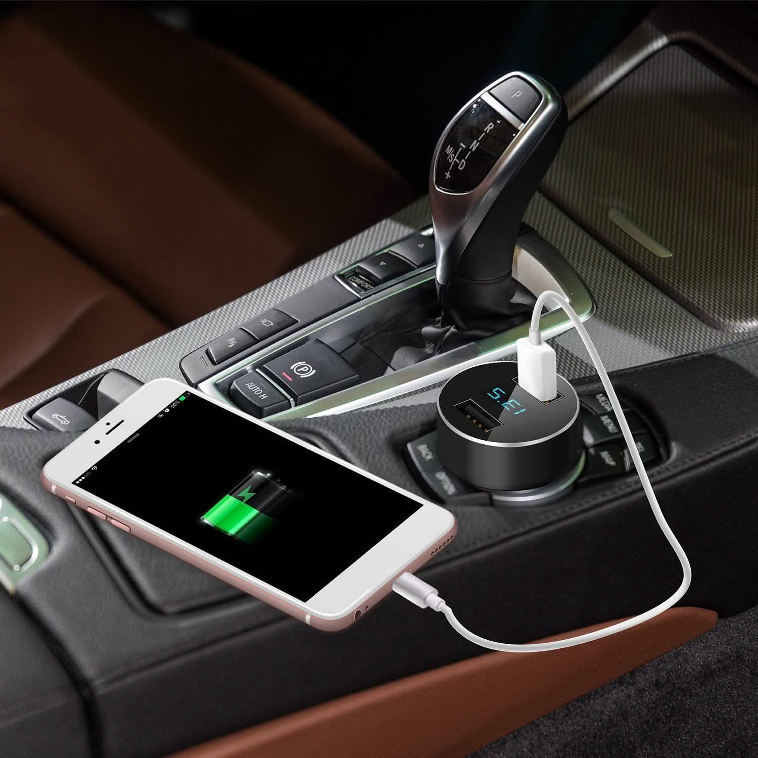 Universal 15W/3.1A Dual USB Car Charger Automotive - DailySale