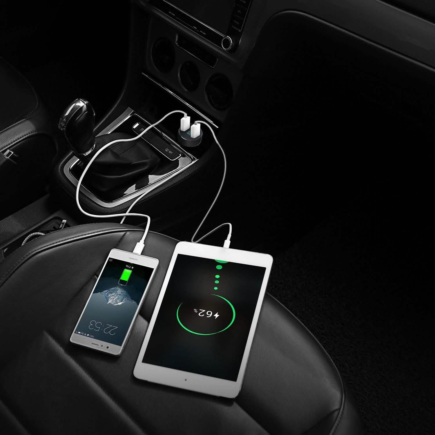 Universal 15W/3.1A Dual USB Car Charger Automotive - DailySale