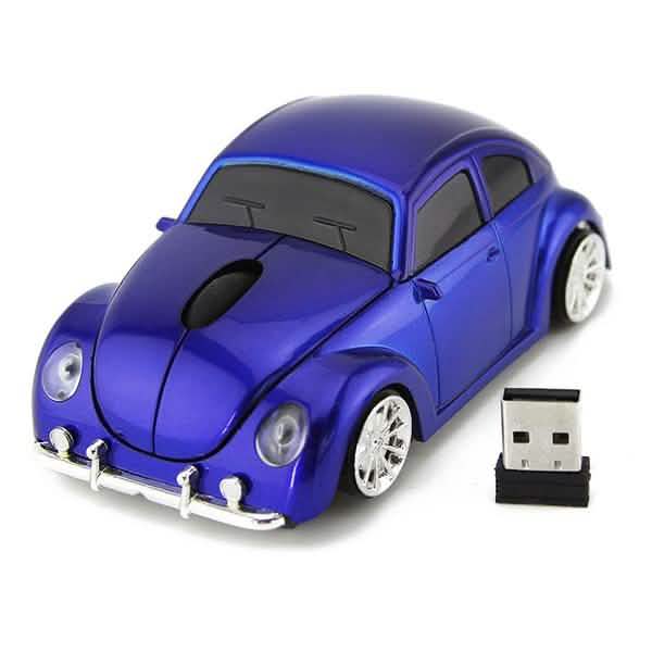 Universal 2.4GHz USB Wireless Optical Mouse Mouse Computer Accessories Blue - DailySale