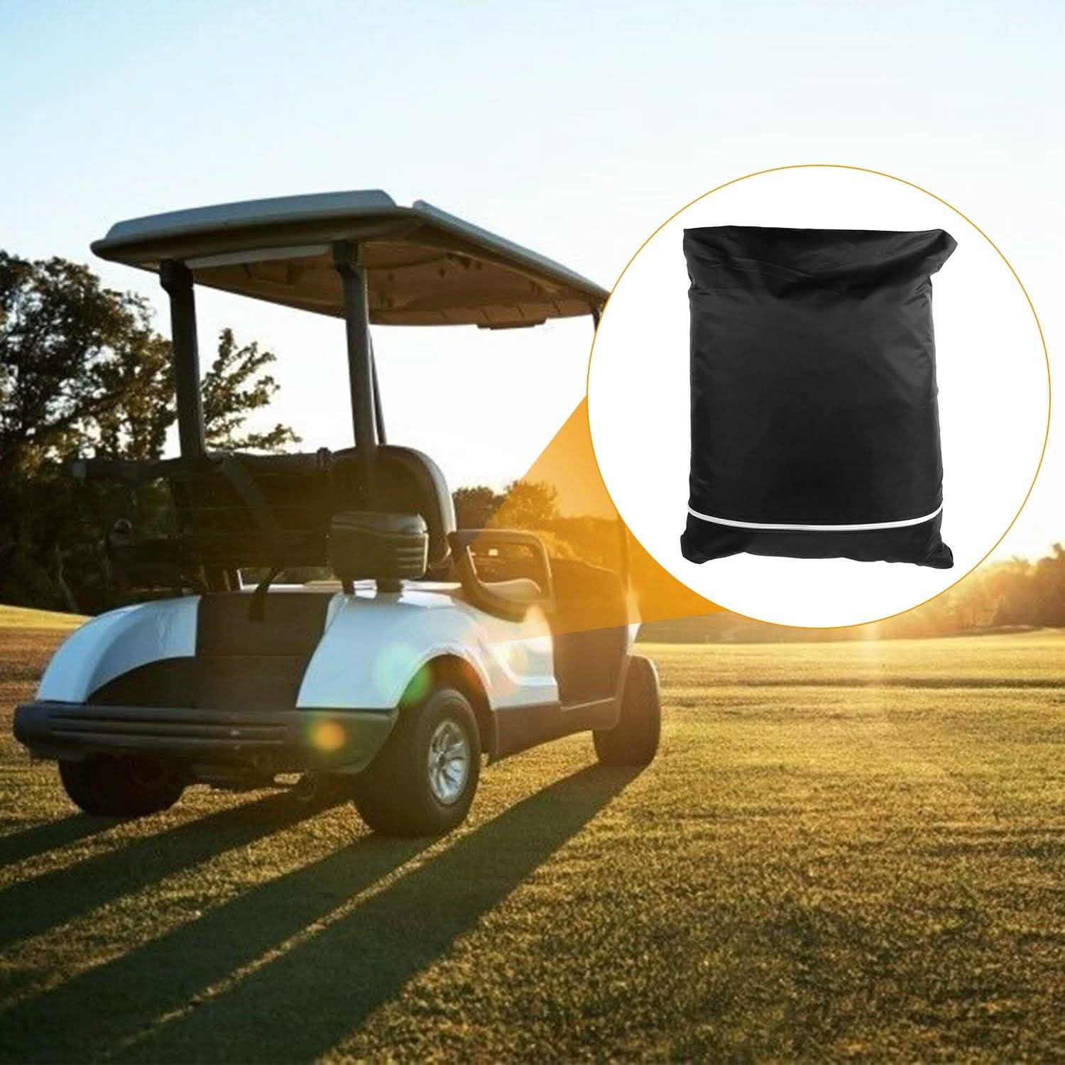 Universal 4 Passenger Golf Cart Cover 210D Automotive - DailySale