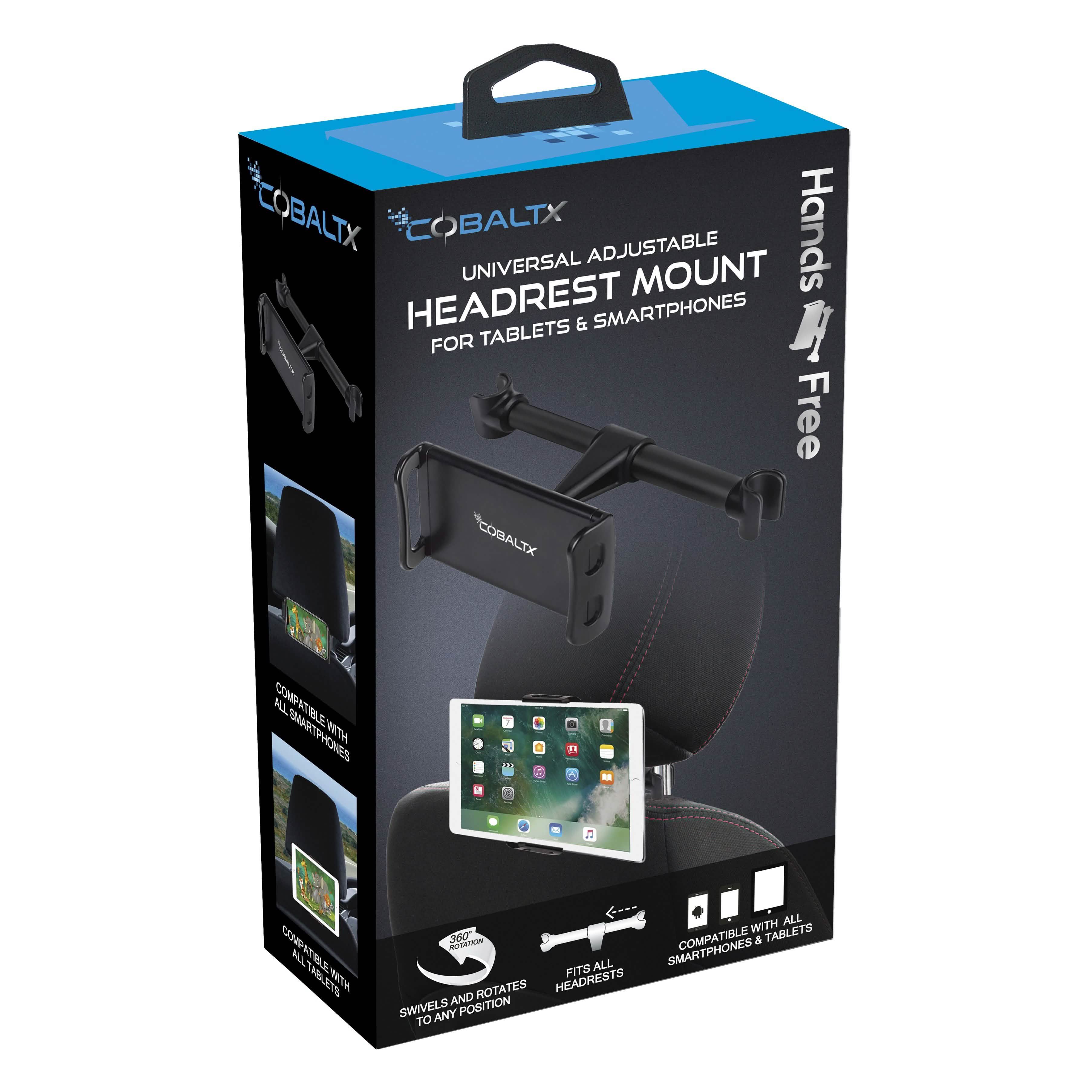 Universal Adjustable Headrest Mount for Tablets & Smartphones Automotive - DailySale