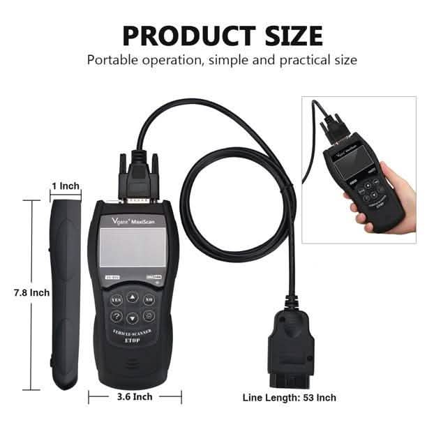 Universal Car Fault Reader Code Scanner Diagnostic Tool OBD 2 SCAN Reset Tool Automotive - DailySale