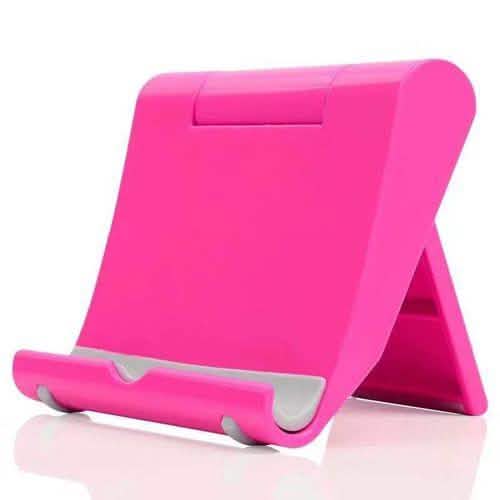 Universal Flexible Foldable Cell Phone Holder Mobile Accessories Pink - DailySale