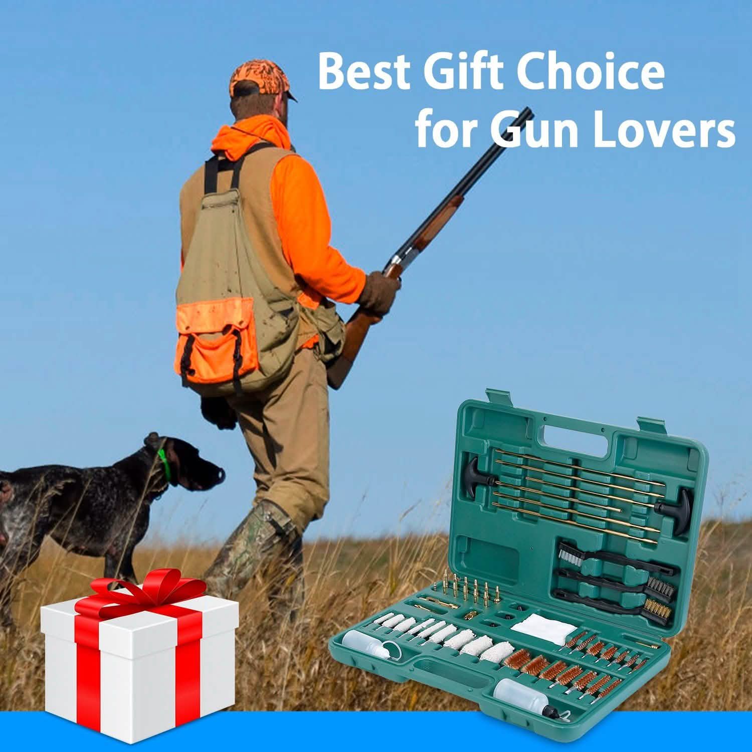 Universal Gun Cleaning Kit with Carrying Case Tactical - DailySale