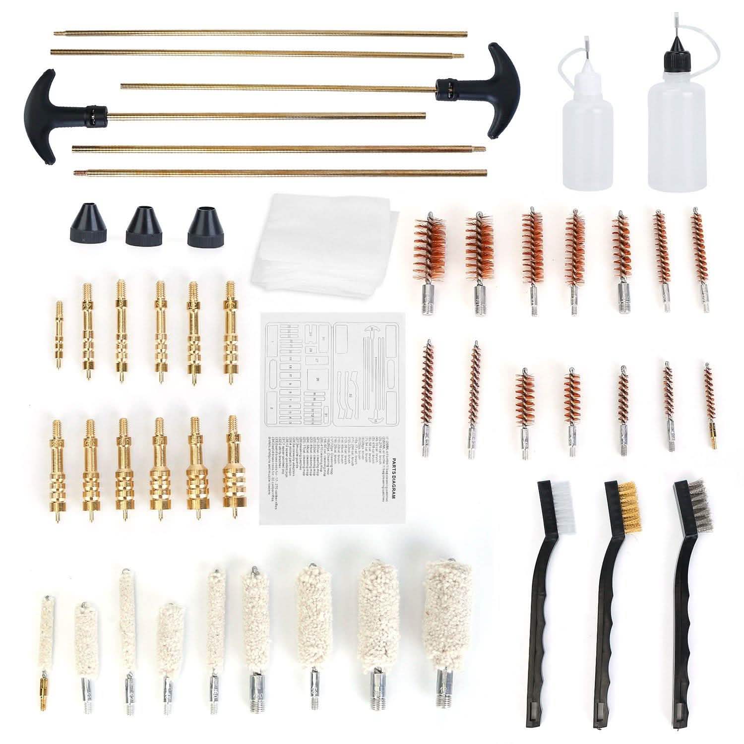 Universal Gun Cleaning Kit with Carrying Case Tactical - DailySale