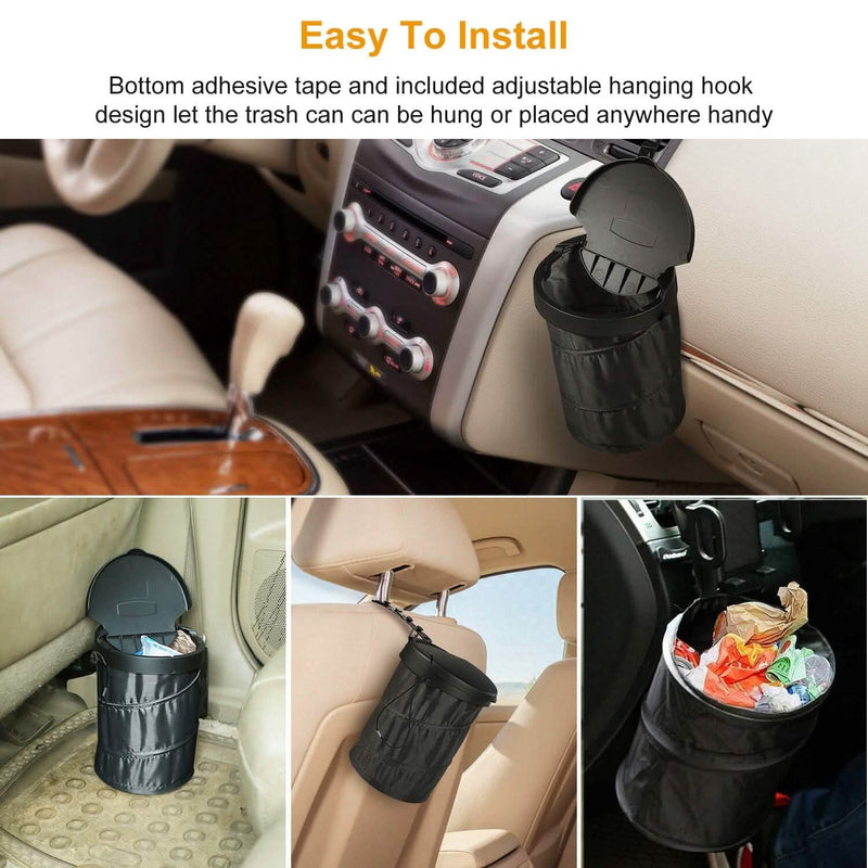Universal Portable Car Trash Can Automotive - DailySale