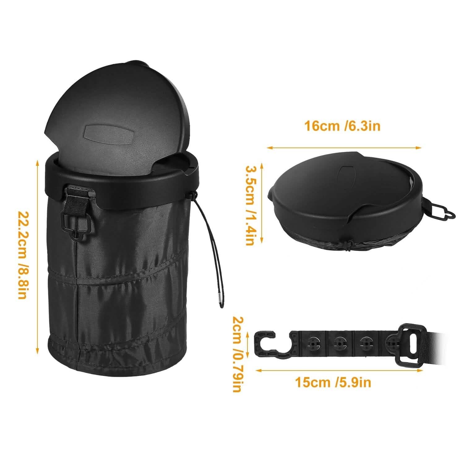 Universal Portable Car Trash Can Automotive - DailySale