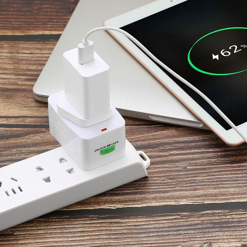 Universal Travel Adapter with 4 Interchangeable Plugs Mobile Accessories - DailySale