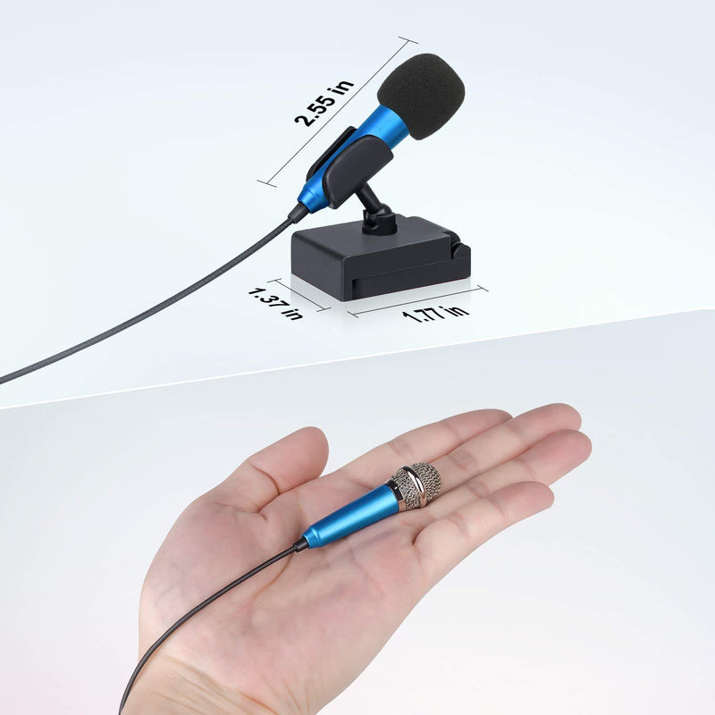 Dimensions of Uniwit Mini Portable Vocal/Instrument Microphone, available at Dailysale