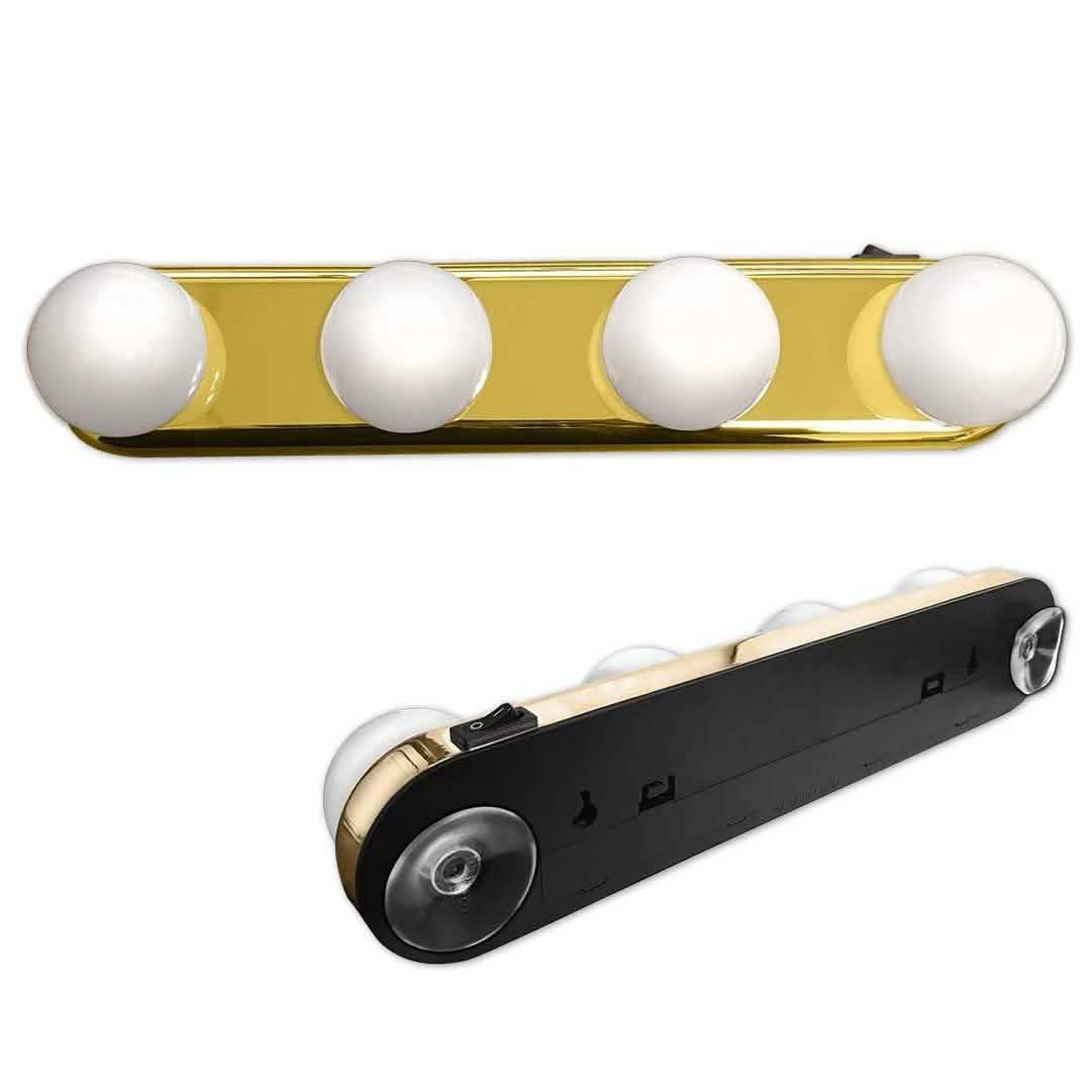 Urban Butterfly Portable LED Vanity Lighting Bar Home Lighting Gold - DailySale