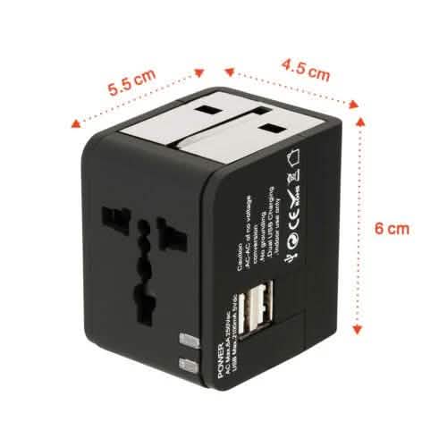 US EU UK AU Travel Universal Adapter USB Charger Type-C AC Wall Plug Converter Mobile Accessories - DailySale