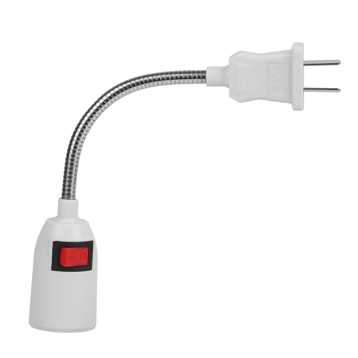 US Plug Extension Light Socket with On/Off Switch Batteries & Power Accessories - DailySale