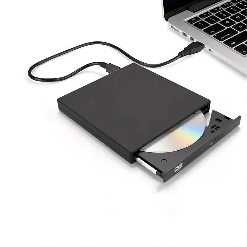 USB 2.0 Slim Protable External CD-RW Drive DVD-RW Burner Writer Player Computer Accessories - DailySale