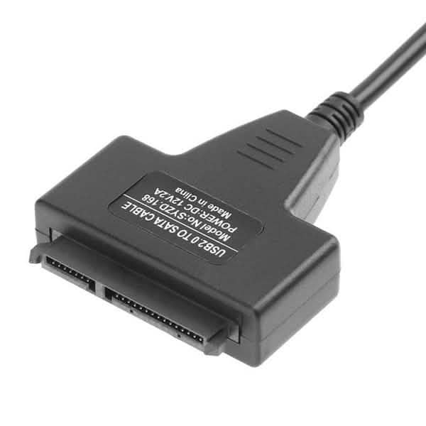 USB 2.0 to SATA Converter Adapter Cable for 2.5/3.5 SATA HDD Hard Drive Disk Computer Accessories - DailySale