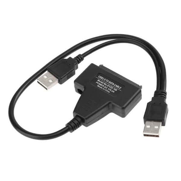 USB 2.0 to SATA Converter Adapter Cable for 2.5/3.5 SATA HDD Hard Drive Disk Computer Accessories - DailySale