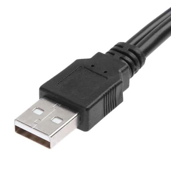 USB 2.0 to SATA Converter Adapter Cable for 2.5/3.5 SATA HDD Hard Drive Disk Computer Accessories - DailySale