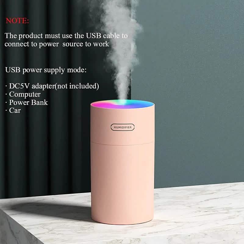 USB Colorful Aromatherapy Humidifier Wellness - DailySale