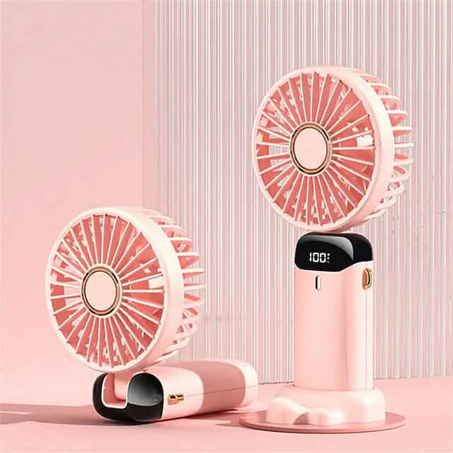 USB Handheld Small Fan Mini Portable Fan Household Appliances Pink - DailySale