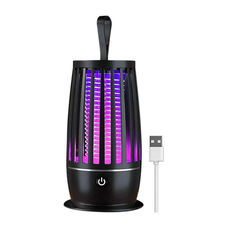 USB Mosquito Killer with Warm White Night Light Pest Control Black - DailySale