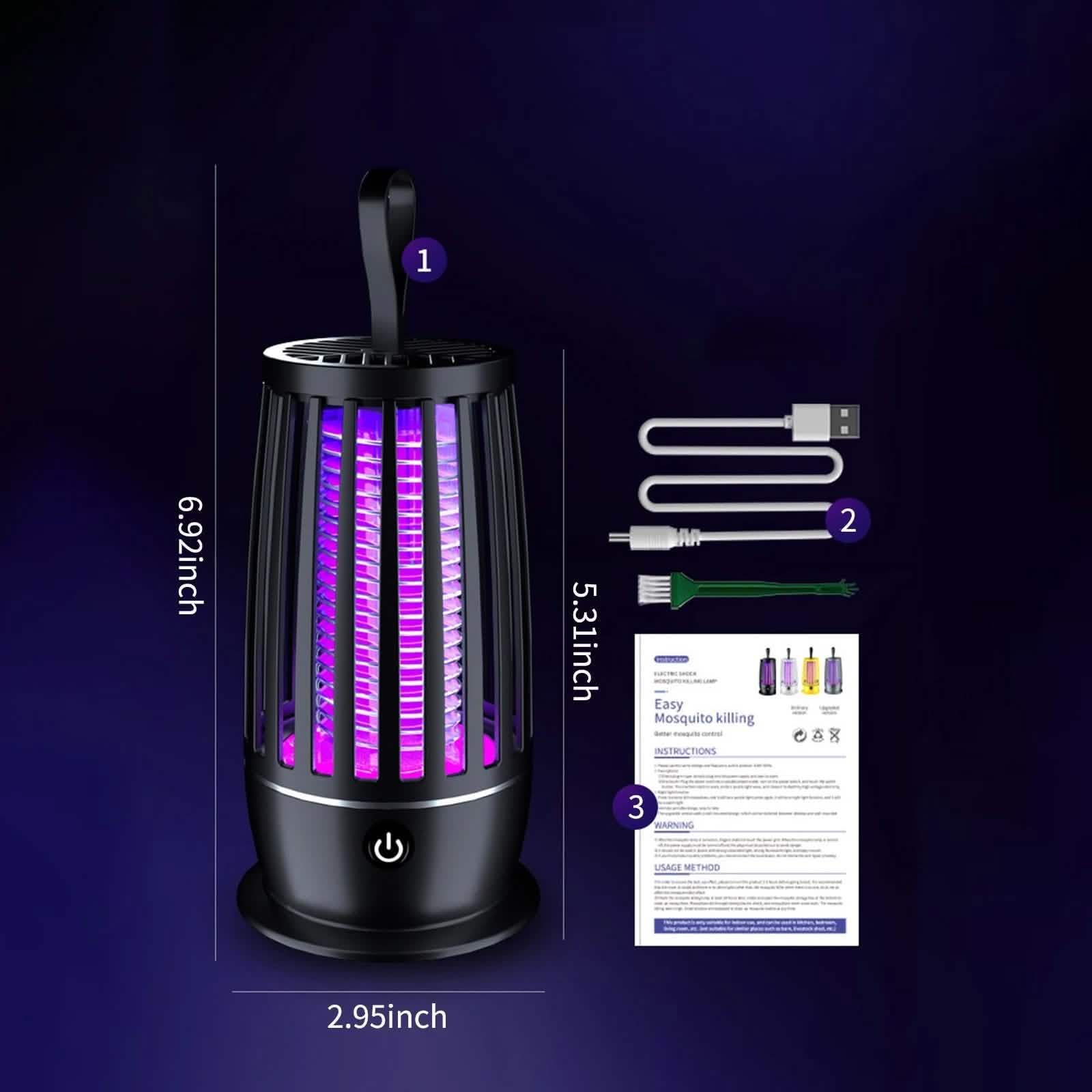USB Mosquito Killer with Warm White Night Light Pest Control - DailySale