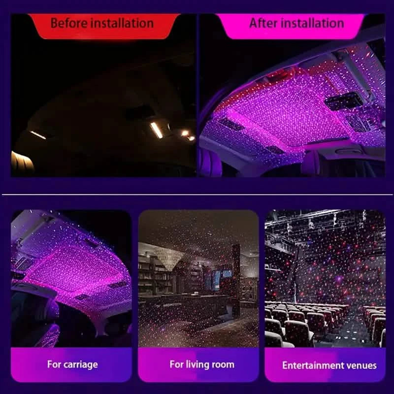 USB Music Rhythm Magic Stage Effect Projection Lamp Indoor Lighting - DailySale