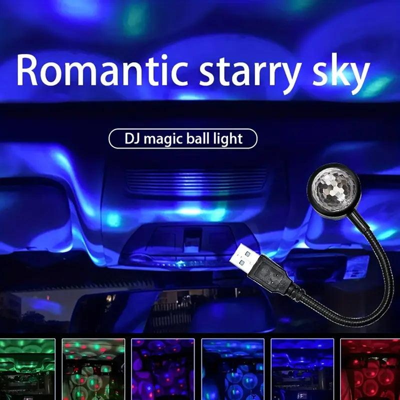 USB Music Rhythm Magic Stage Effect Projection Lamp Indoor Lighting - DailySale