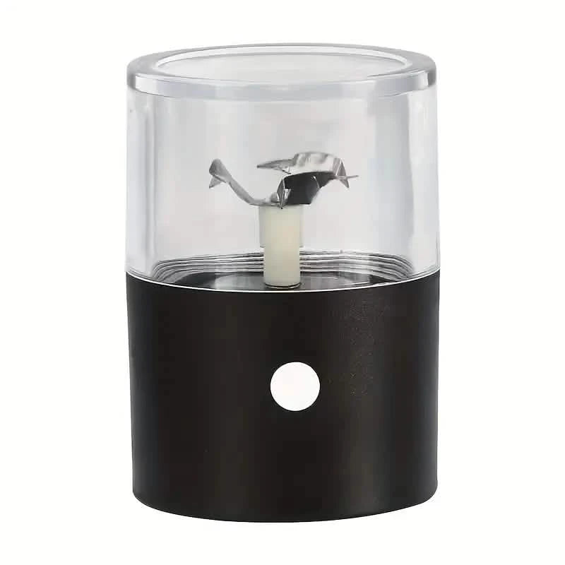 USB Power Saving Plastic Household Spice Grinder Kitchen Tools & Gadgets Black - DailySale