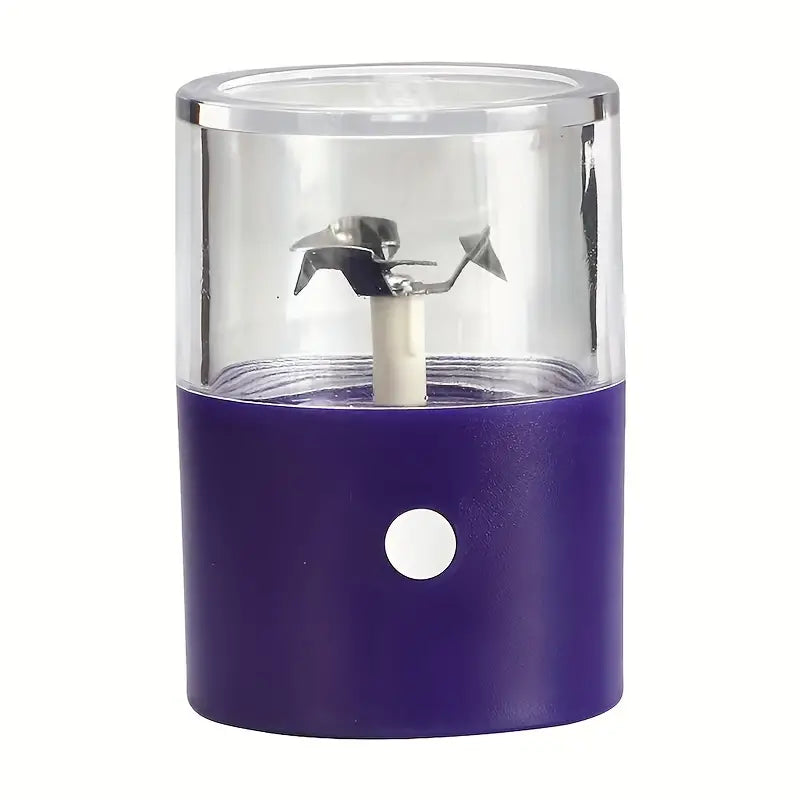 USB Power Saving Plastic Household Spice Grinder Kitchen Tools & Gadgets Purple - DailySale