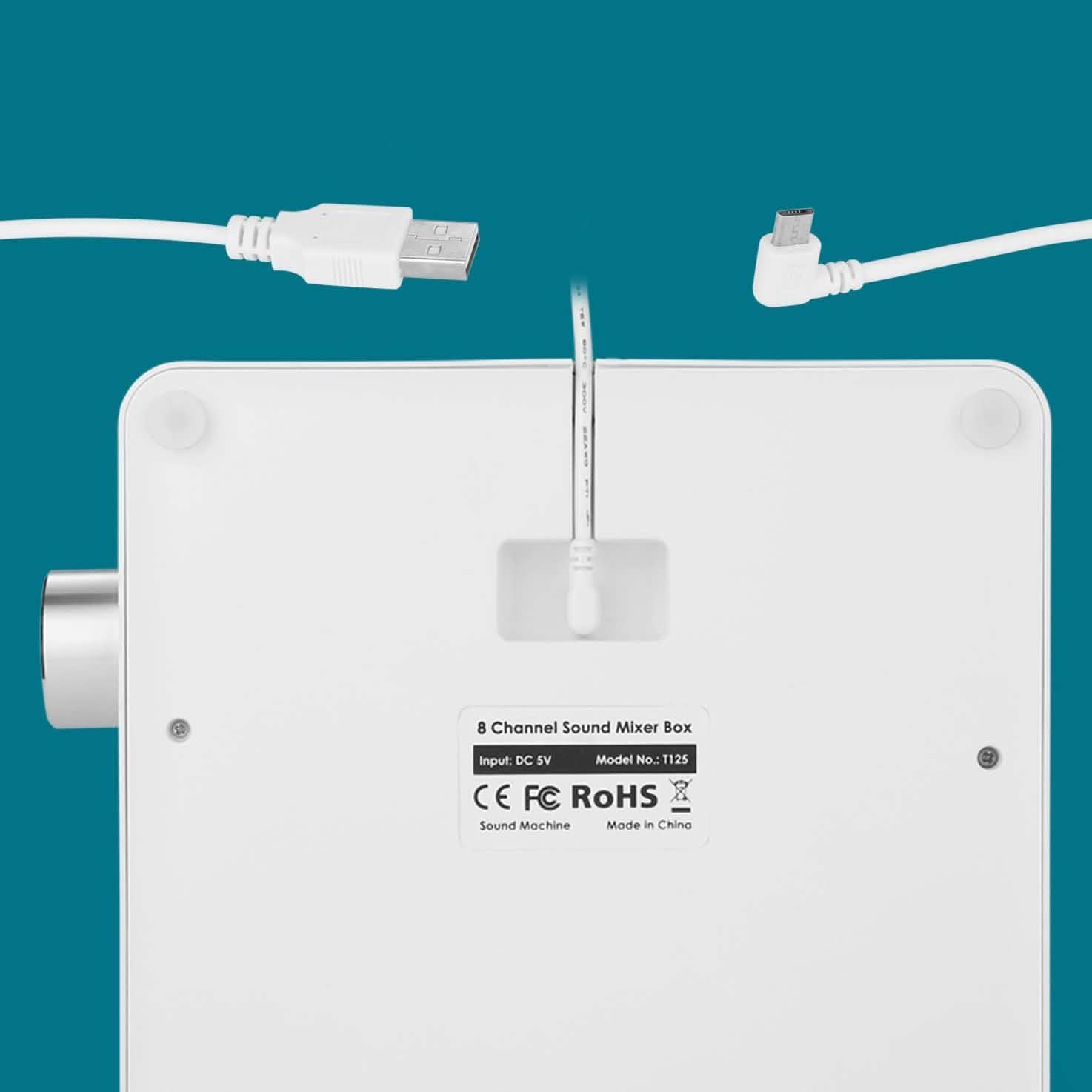 USB White Noise Maker Machine Sleep Therapy Wellness & Fitness - DailySale