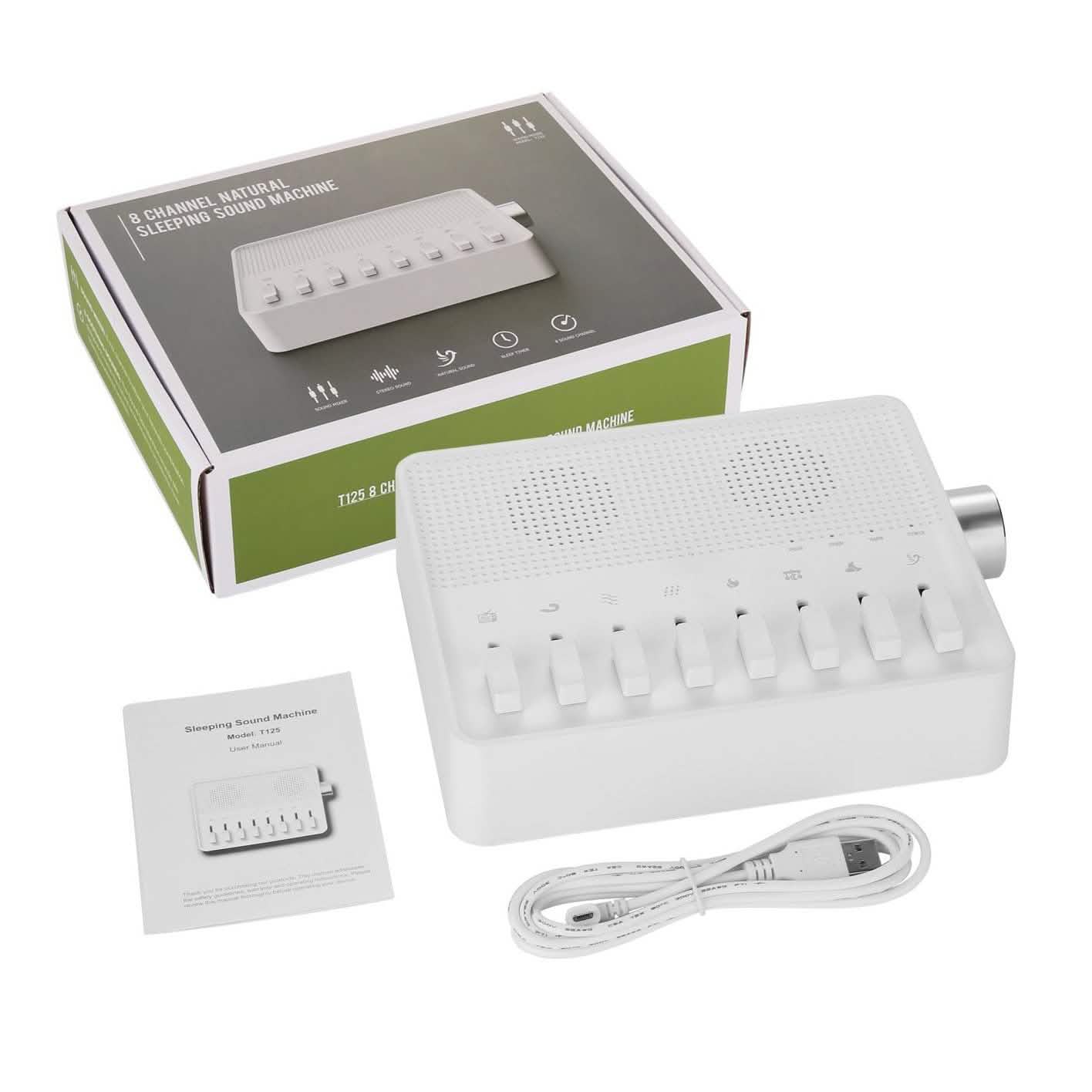 USB White Noise Maker Machine Sleep Therapy Wellness & Fitness - DailySale