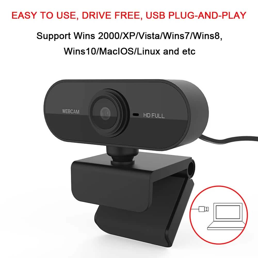 USB2.0 1080P FHD Webcam Computer Accessories - DailySale